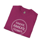 Unisex Incognito Pride T-Shirt - Educate. Advocate. Celebrate.