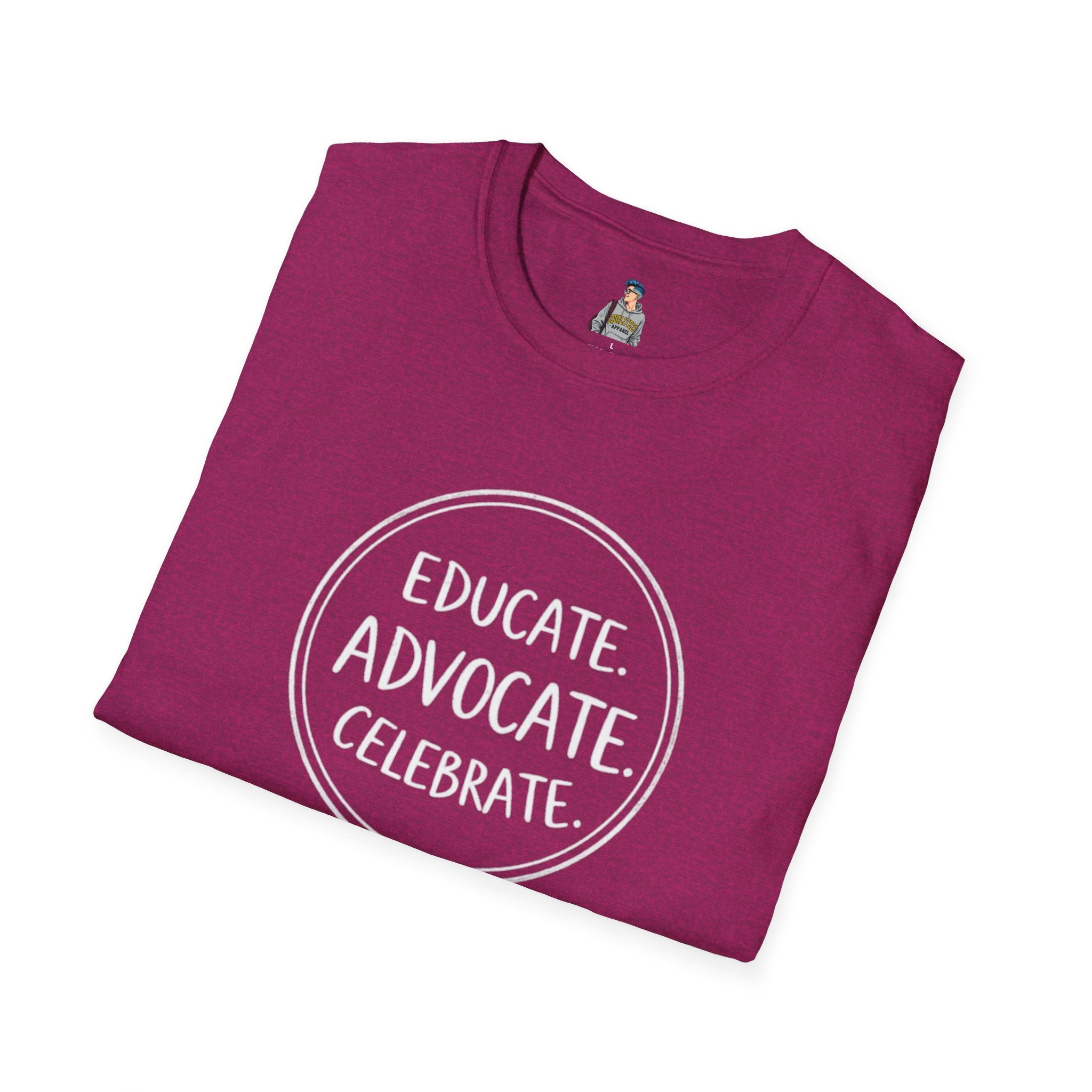 Unisex Incognito Pride T-Shirt - Educate. Advocate. Celebrate.