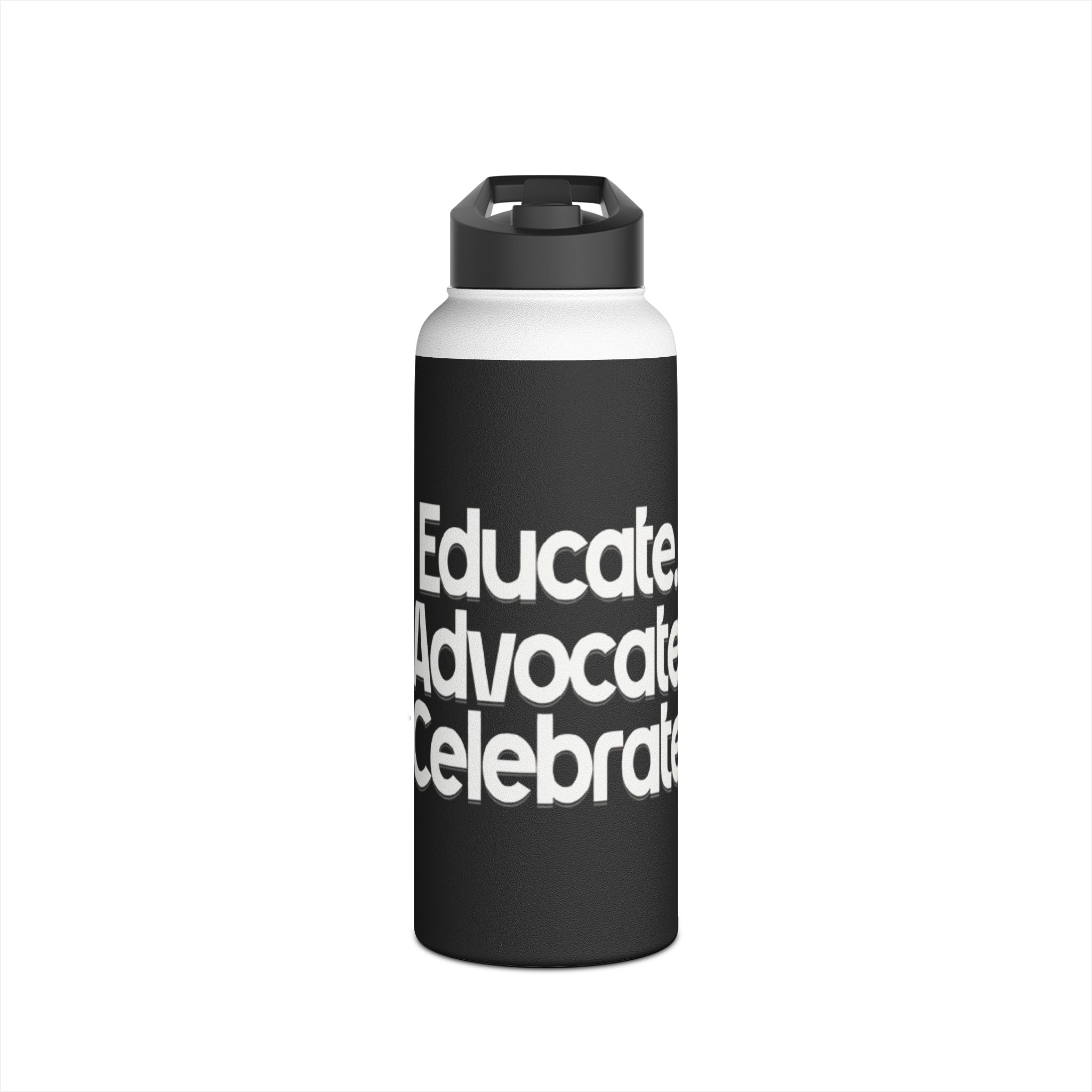 Teaching While Queer Stainless Steel Water Bottle - Perfect for Educators and Allies