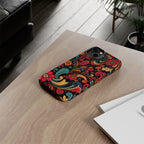 Floral Paisley Tough Case for iPhone — Vibrant Protective Phone Cover
