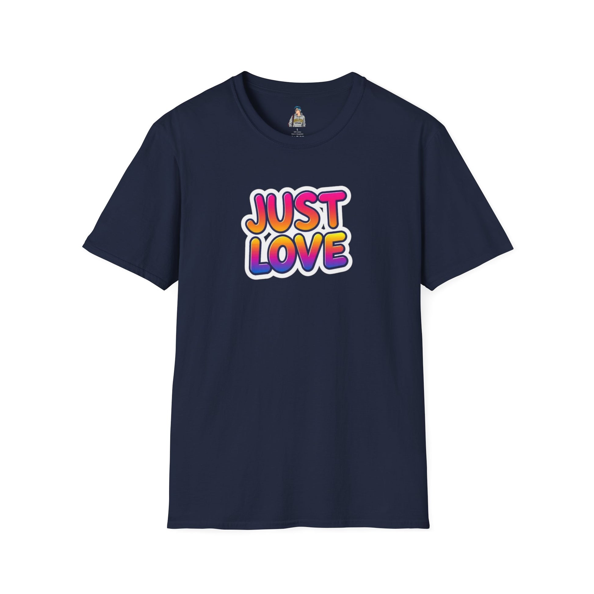 Just Love Unisex Softstyle T-Shirt | Perfect for Pride, Anniversaries, and Everyday Wear