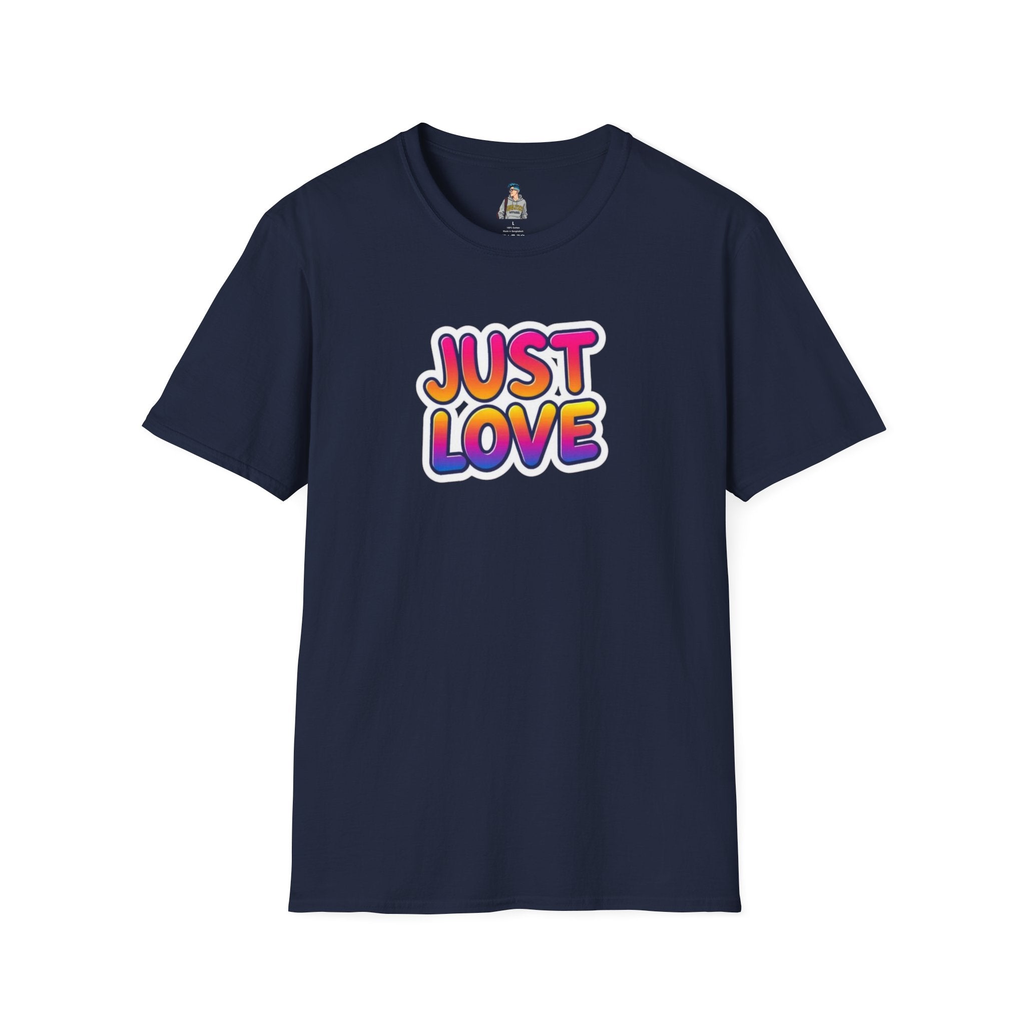 Just Love Unisex Softstyle T-Shirt | Perfect for Pride, Anniversaries, and Everyday Wear