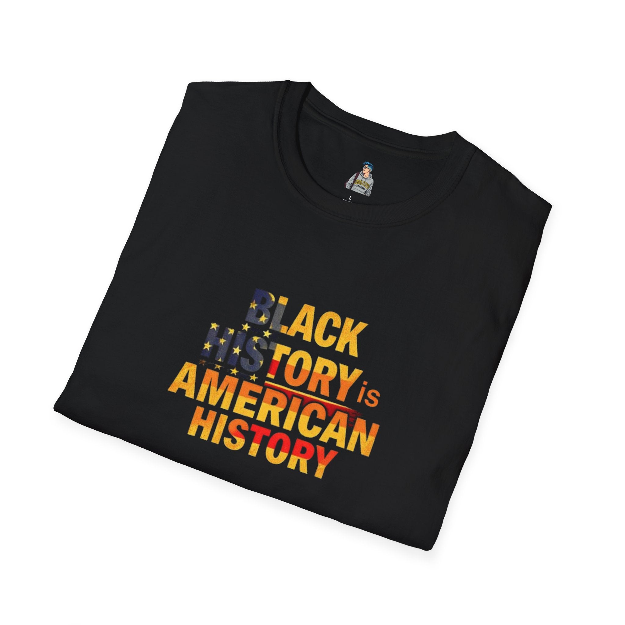 Unisex T-Shirt - 'Black History is American History' Graphic Tee