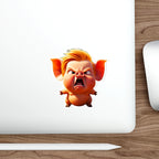 Die-Cut Stickers - Angry Little Orange Pig