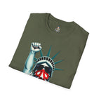 Resist - Patriotic Statue of Liberty T-Shirt - Unisex Softstyle Tee
