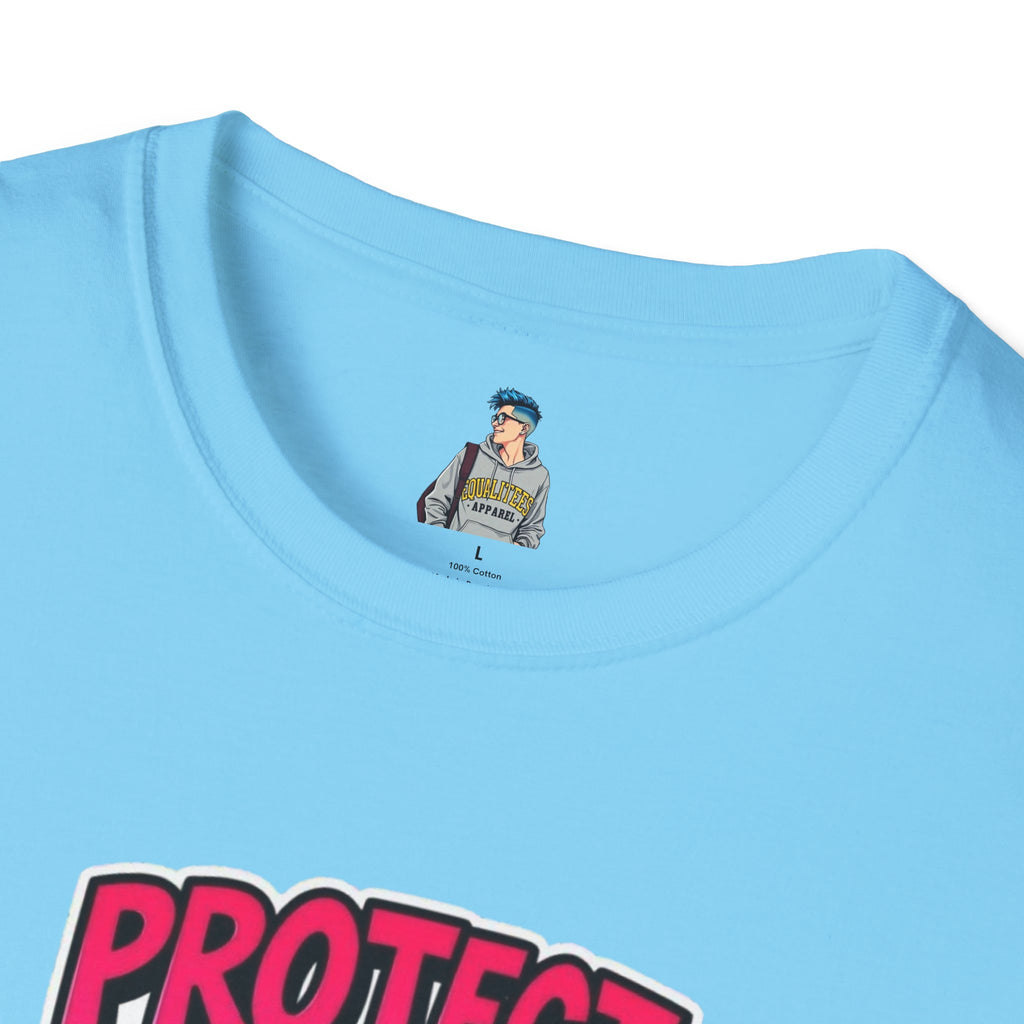Protect Queer Kids Unisex Softstyle T-Shirt | Inclusive & Comfortable Tee