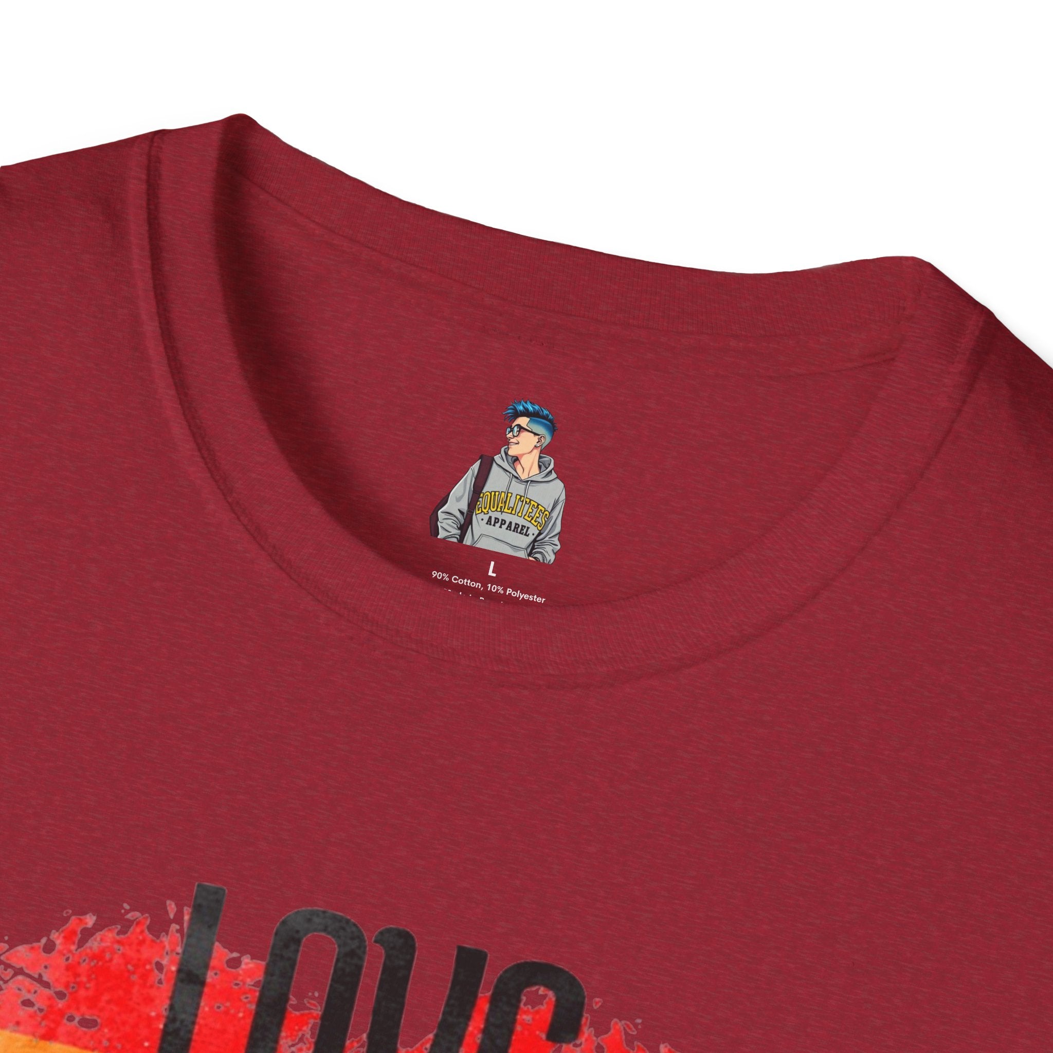 Pride Love Is Love Unisex Softstyle T-Shirt - EqualiTees.Me