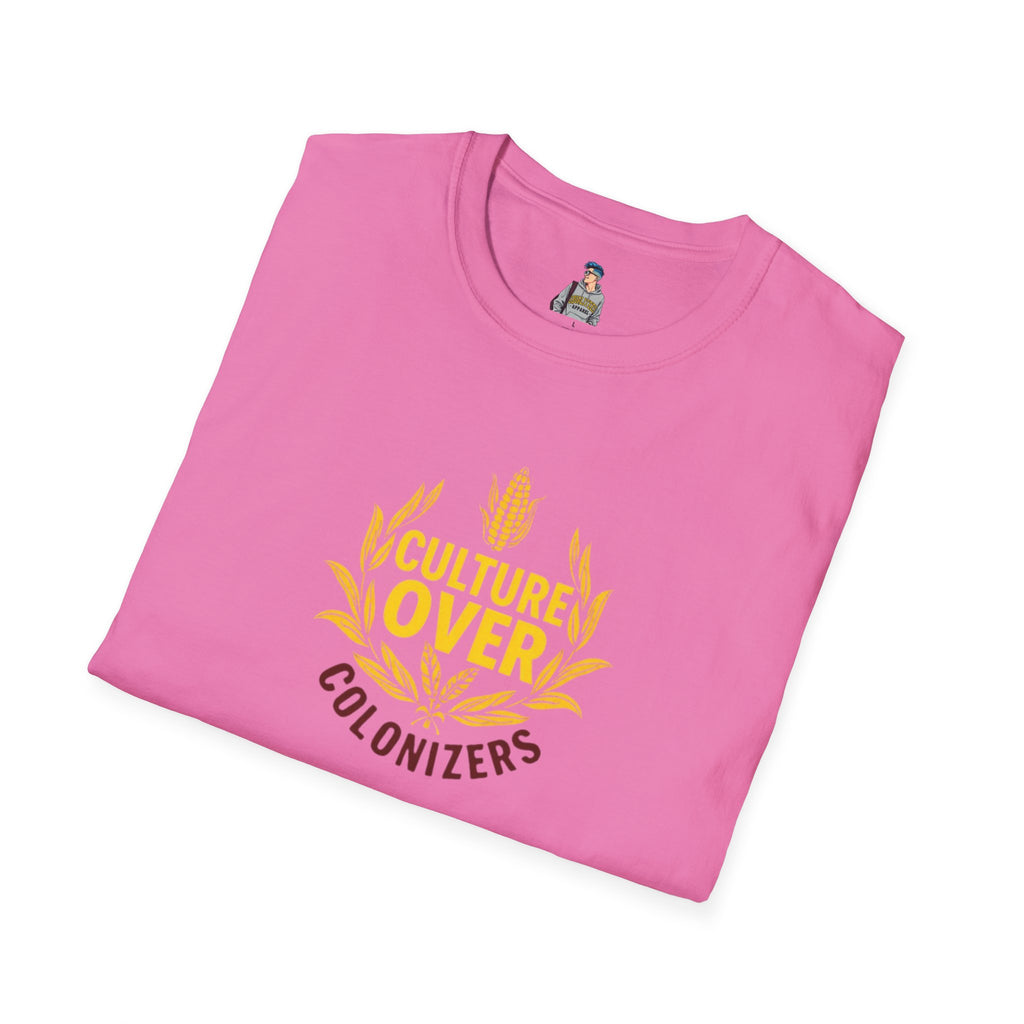 'Culture Over Colonizers' Unisex Softstyle T-shirt