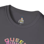 Unisex Softstyle T-Shirt - Queer Rights Are Human Rights Statement Tee