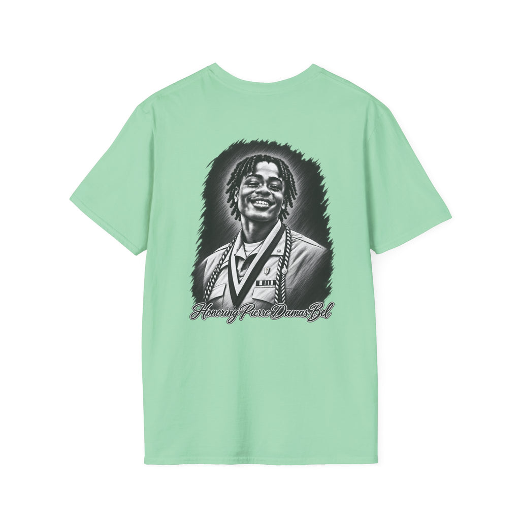 Portrait Front and Back - In Memory of Pierre Damas Bel T-Shirt