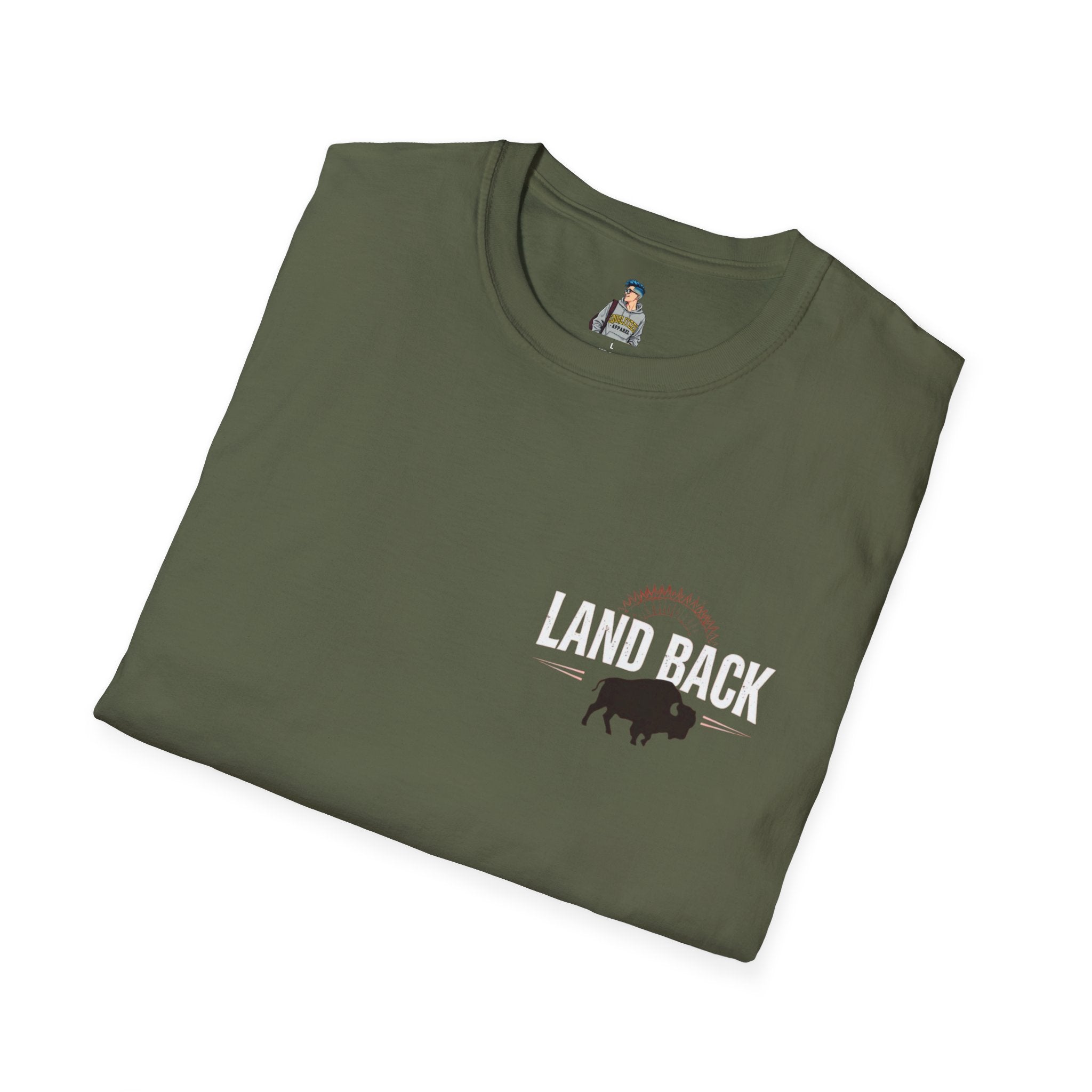'Land Back' Unisex Softstyle T-shirt