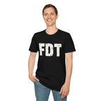 FDT Political Protest Distressed Graphic T-Shirt