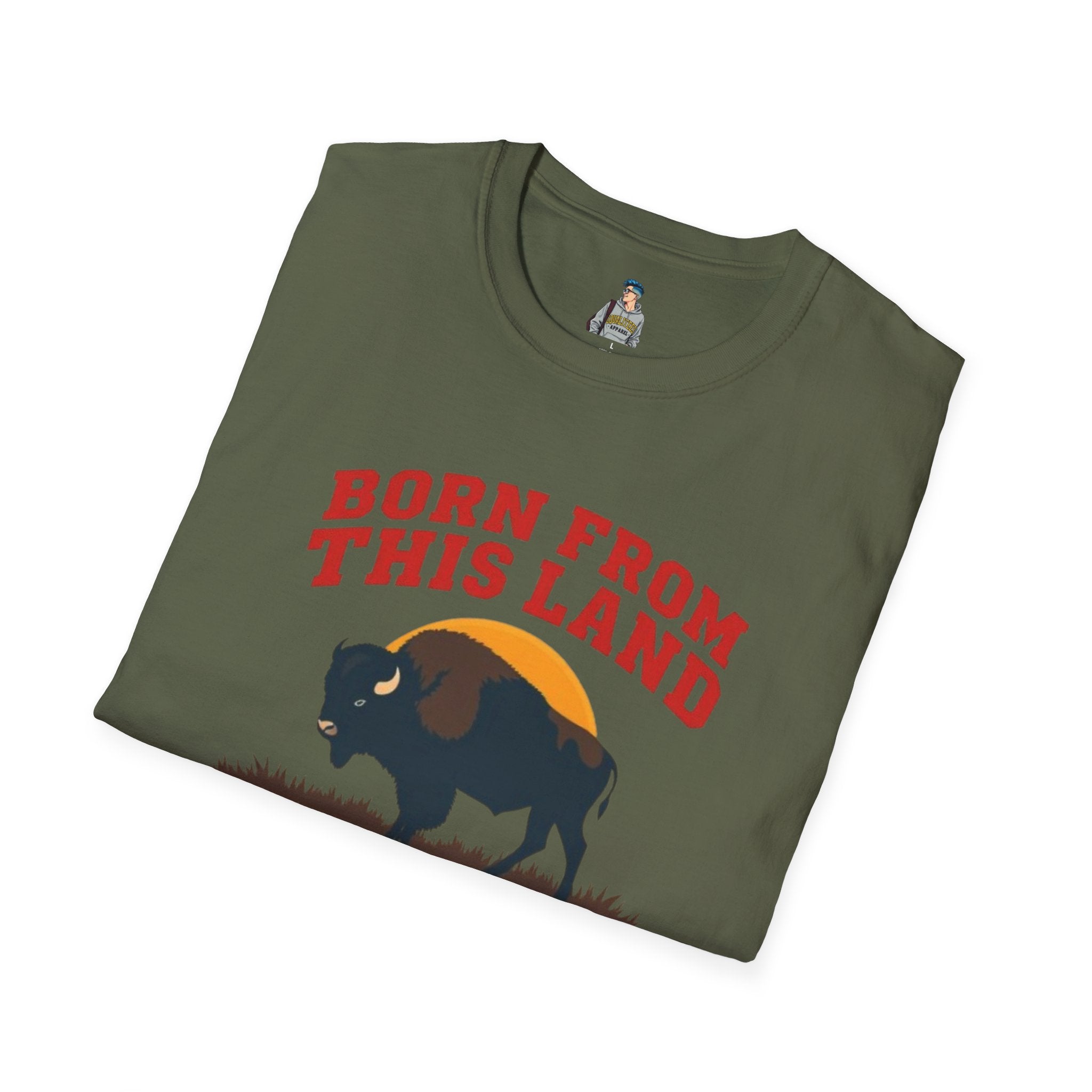 Born From this Land Native and Proud T-Shirt