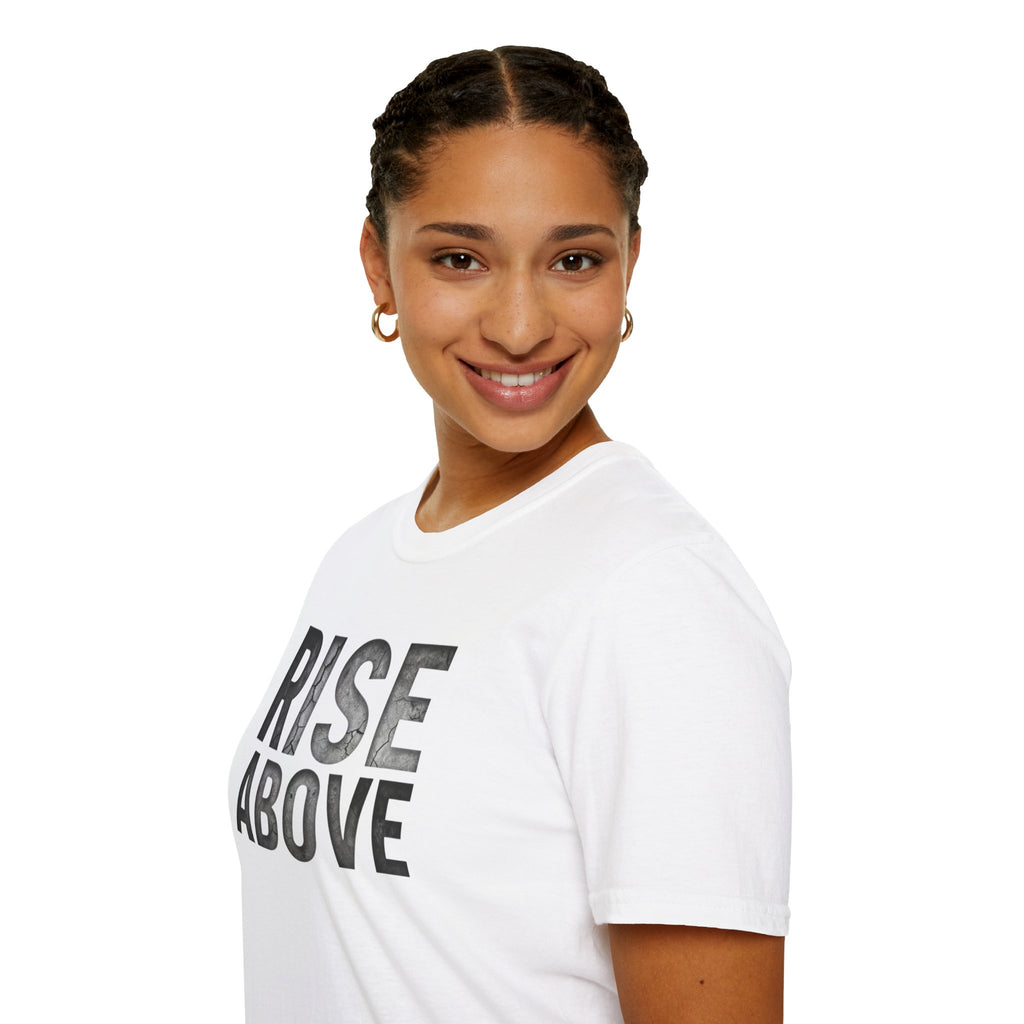 Rise Above T-Shirt — Motivational Graphic Tee