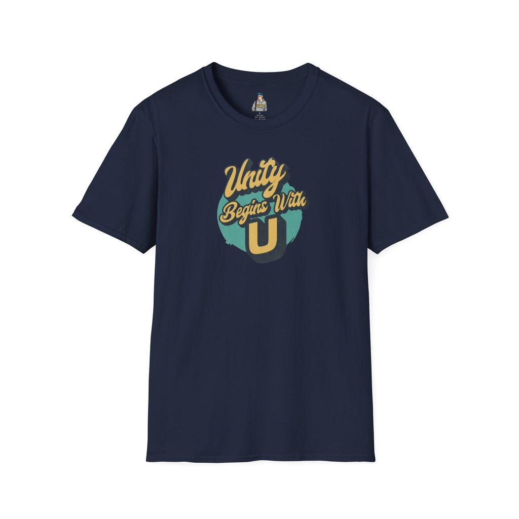 Unity Begins With U Unisex Softstyle T-Shirt