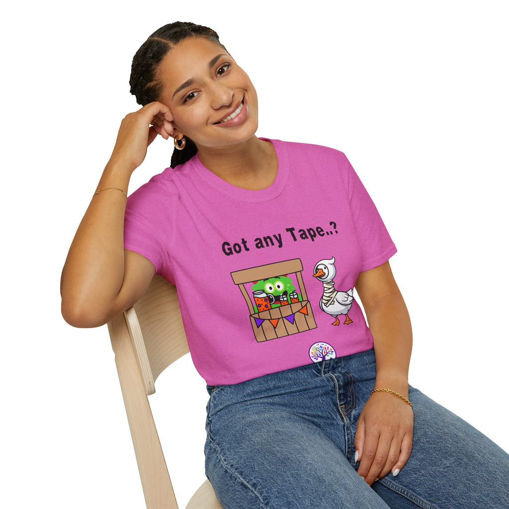 Got any Tape..? Funny Goose & Frog Market T-Shirt — Cute Animal Humor Tee