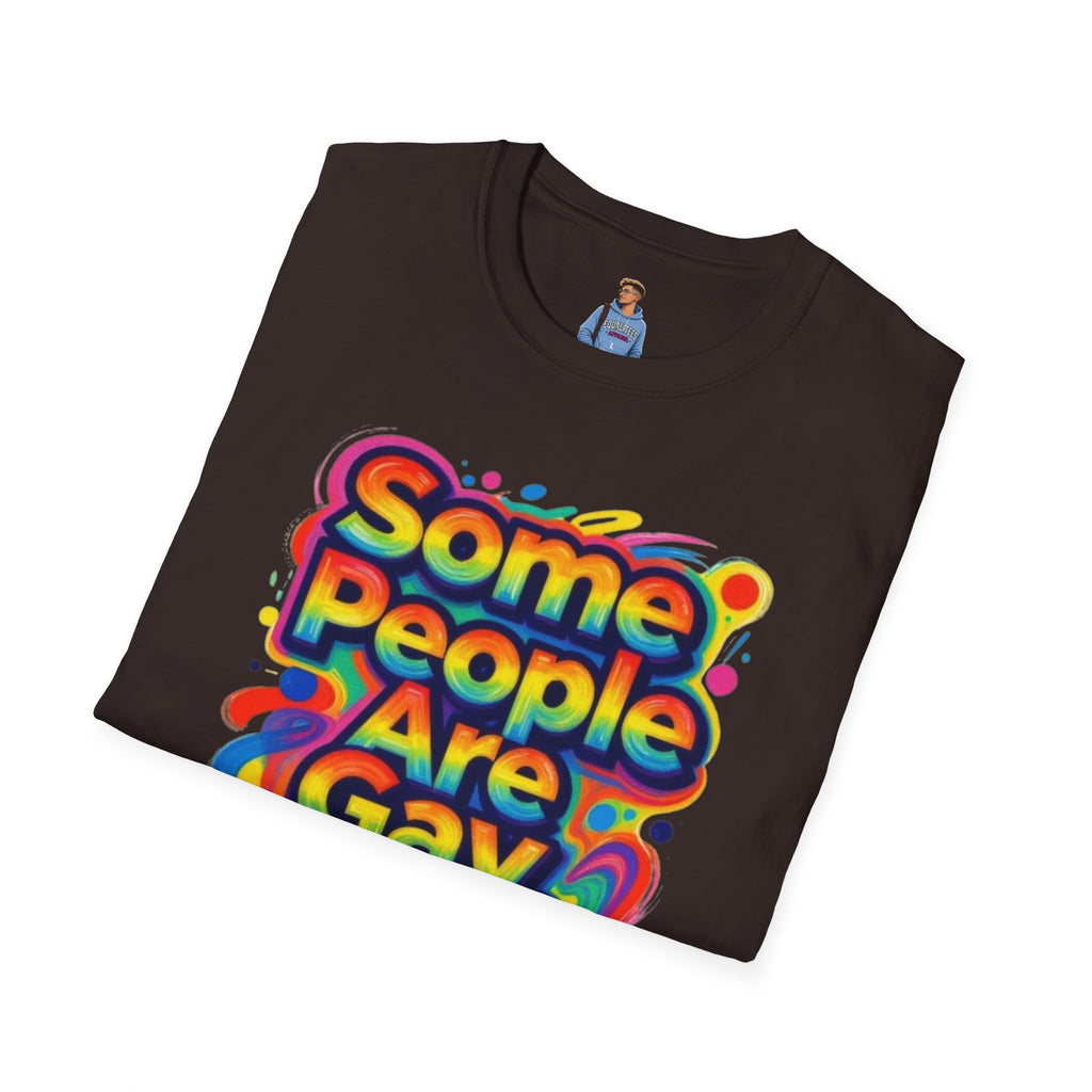 Some People Are Gay Get Over It T-Shirt — Rainbow Pride Statement Tee