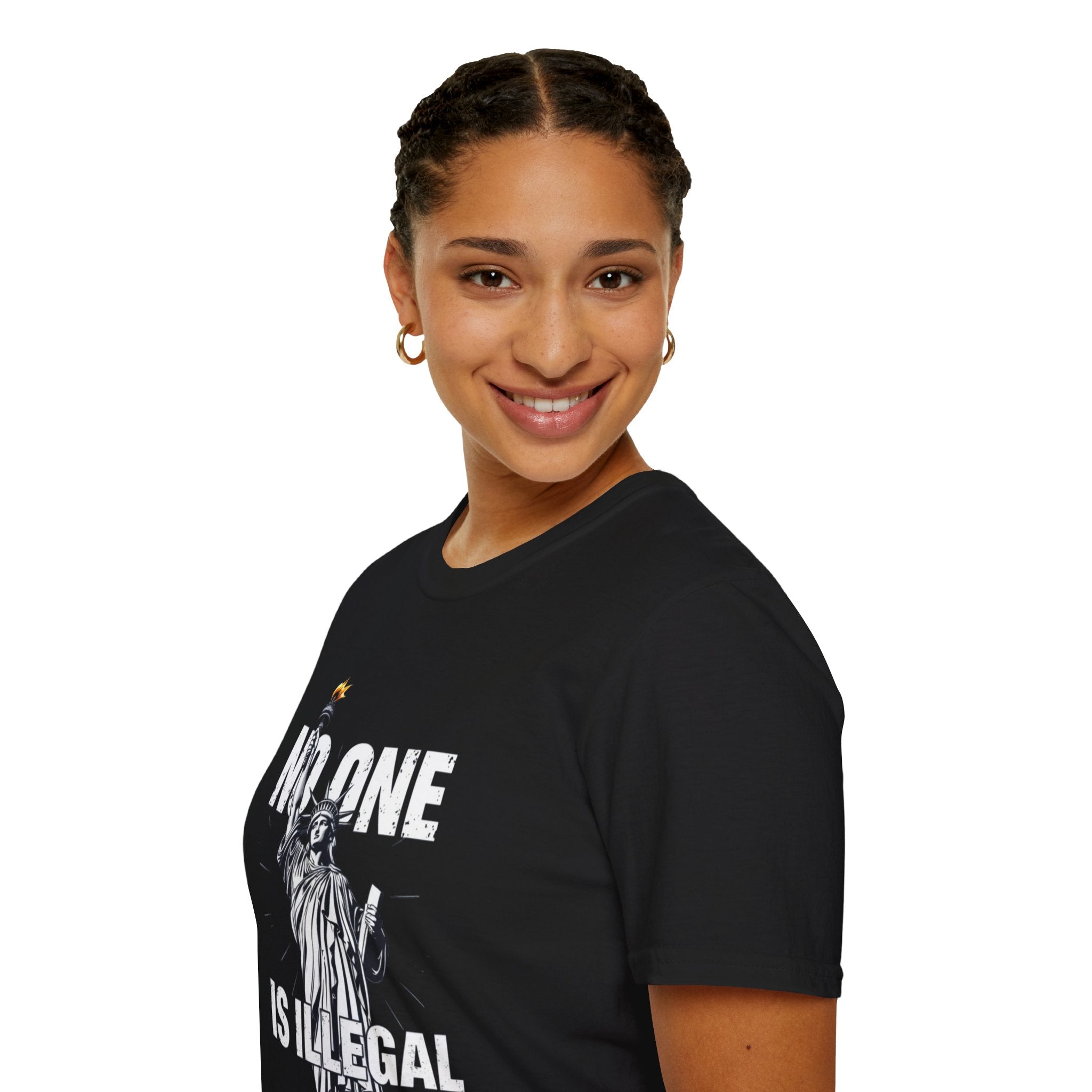 No One Is Illegal Graphic T-shirt