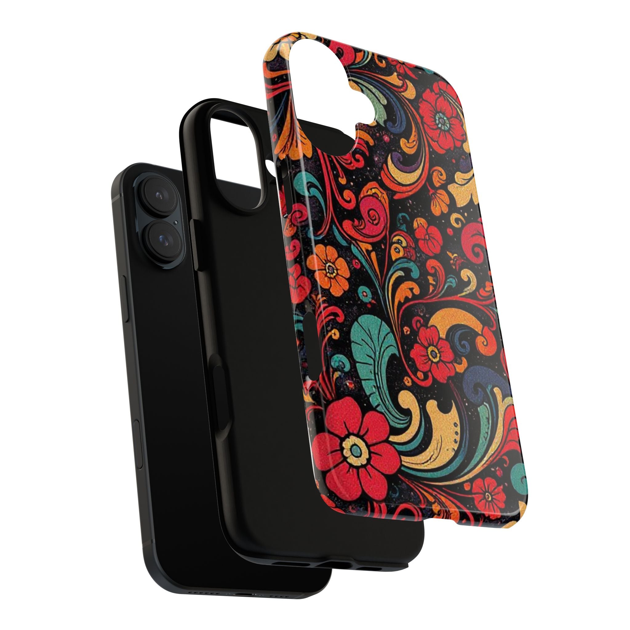 Floral Paisley Tough Case for iPhone — Vibrant Protective Phone Cover