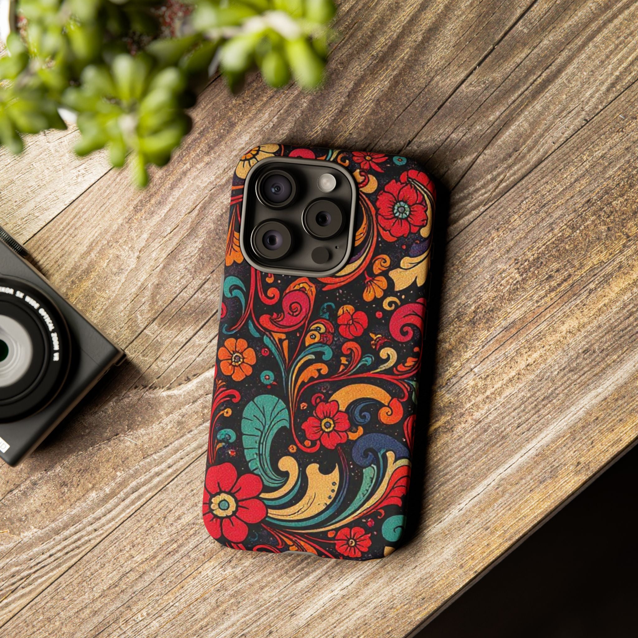 Floral Paisley Tough Case for iPhone — Vibrant Protective Phone Cover