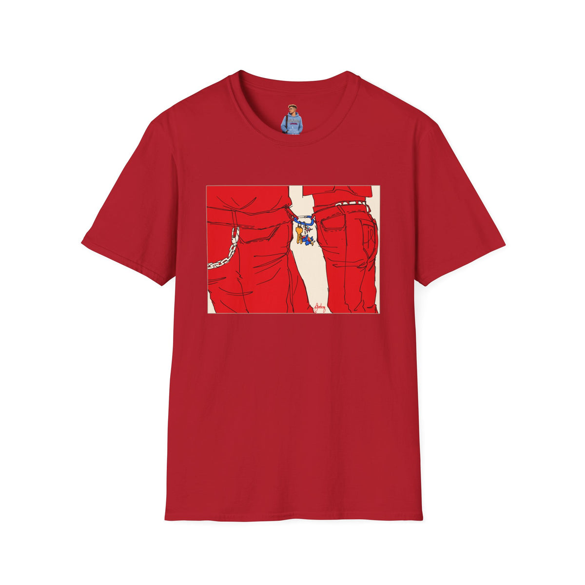 Red Jeans by Audrey Pride Tree Las Vegas T-Shirt