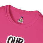 Our Existence is Resistance Trans Pride Unisex Softstyle T-Shirt - Empowering Statement Tee for Activists and Advocates