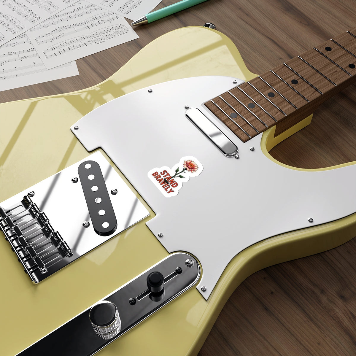 Die-Cut Stickers STAND BRAVELY