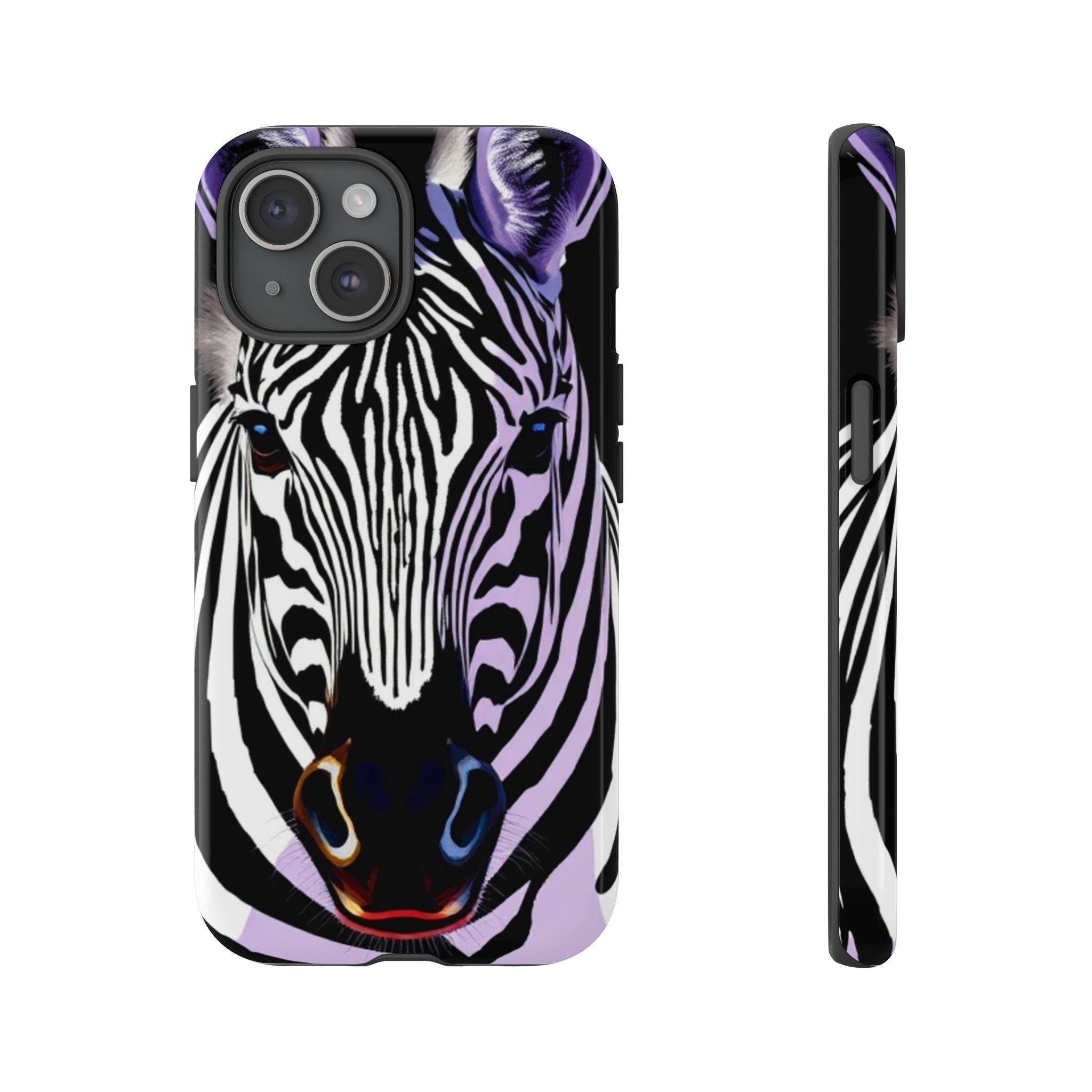 Android OR iPhone Compatible Cases - Zebra Design - Unique Tough Cases