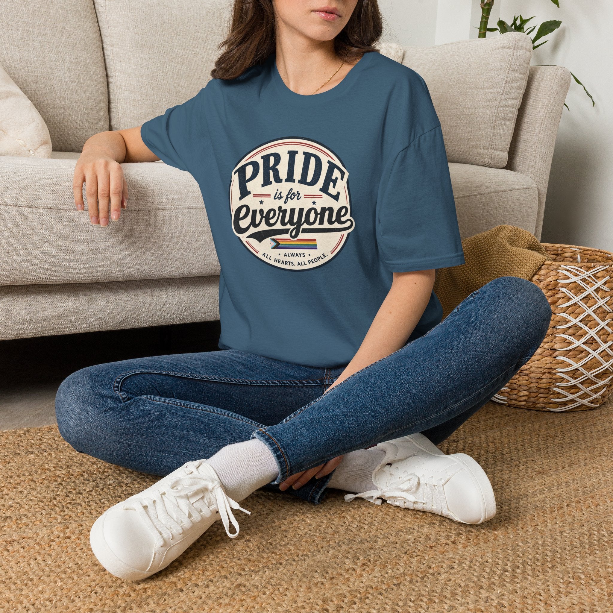Pride Is for Everyone T-Shirt — Inclusive Retro Pride Tee