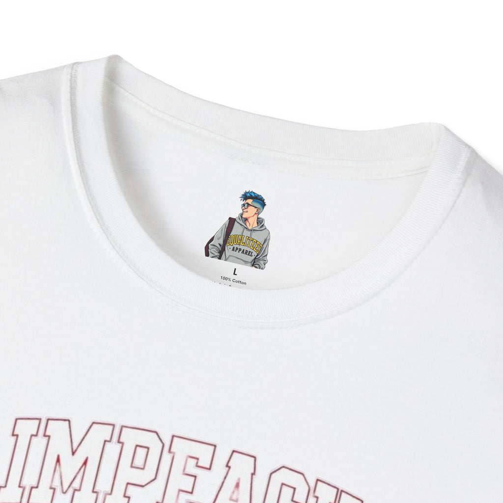 Impeach Felon47 Unisex Softstyle T-Shirt - USA Graphic Statement Tee
