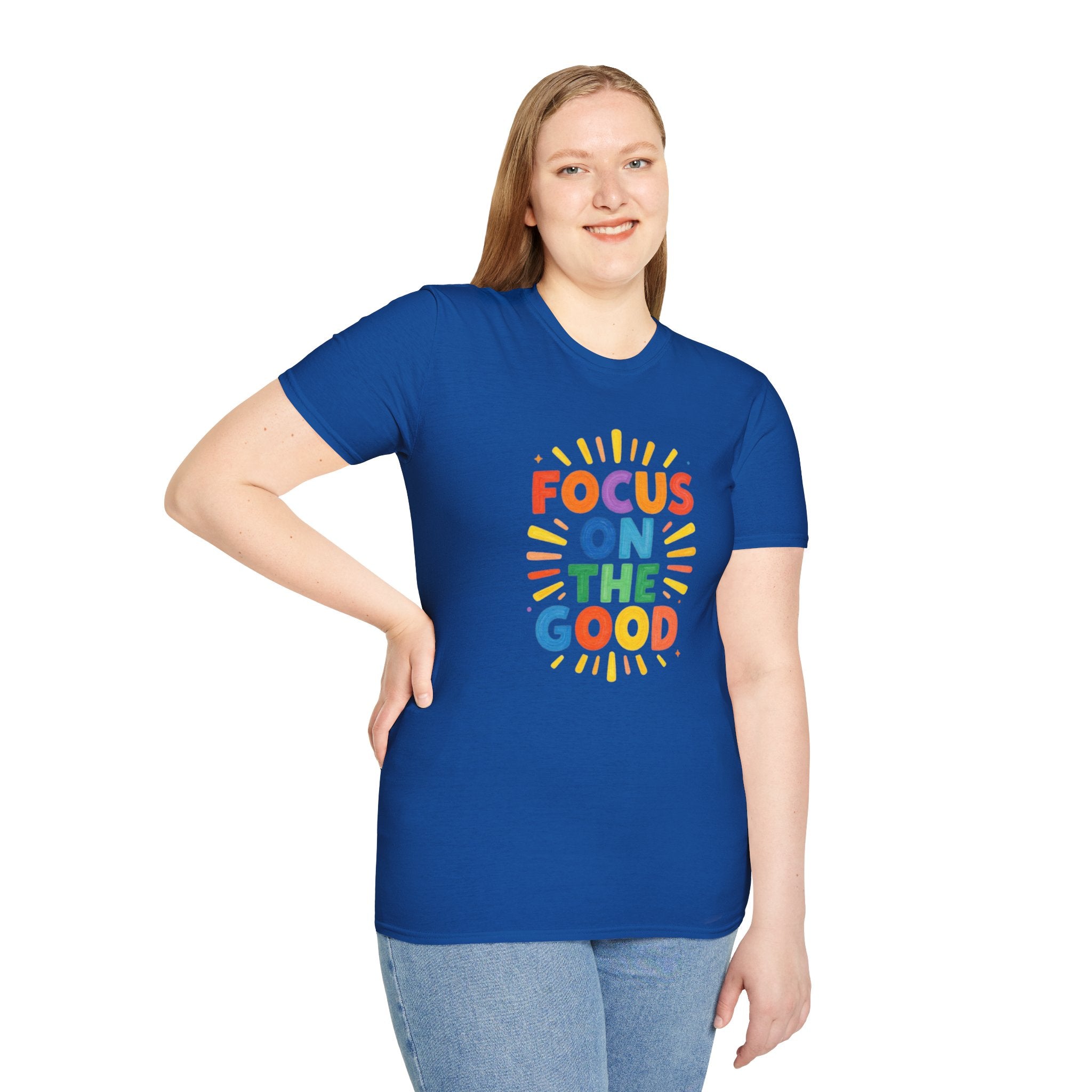 Focus On The Good T-Shirt — Positive Message Graphic Tee