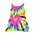 Tie-Dye Skater Dress - Perfect for Summer Outings & Festivals
