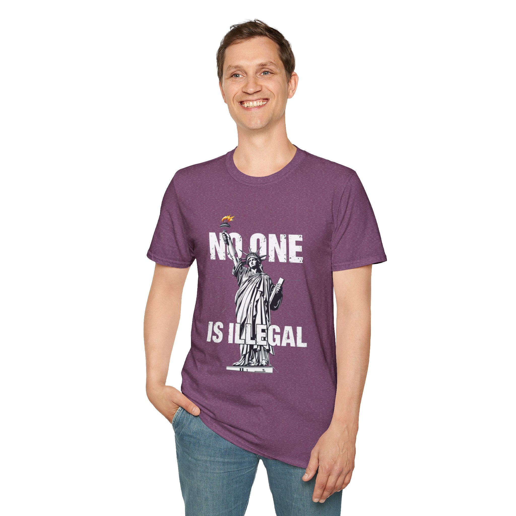 No One Is Illegal Graphic T-shirt