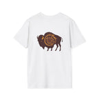 Buffalo Spiral Design Unisex Softstyle T-shirt