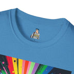 Unisex Softstyle T-Shirt - 'Queer People Belong Everywhere' Pride Graphic Tee
