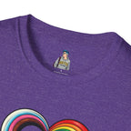Let Your Love Flow Rainbow Heart T-Shirt