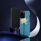Open White Peace Lily Design Tough Case For Android & iPhone