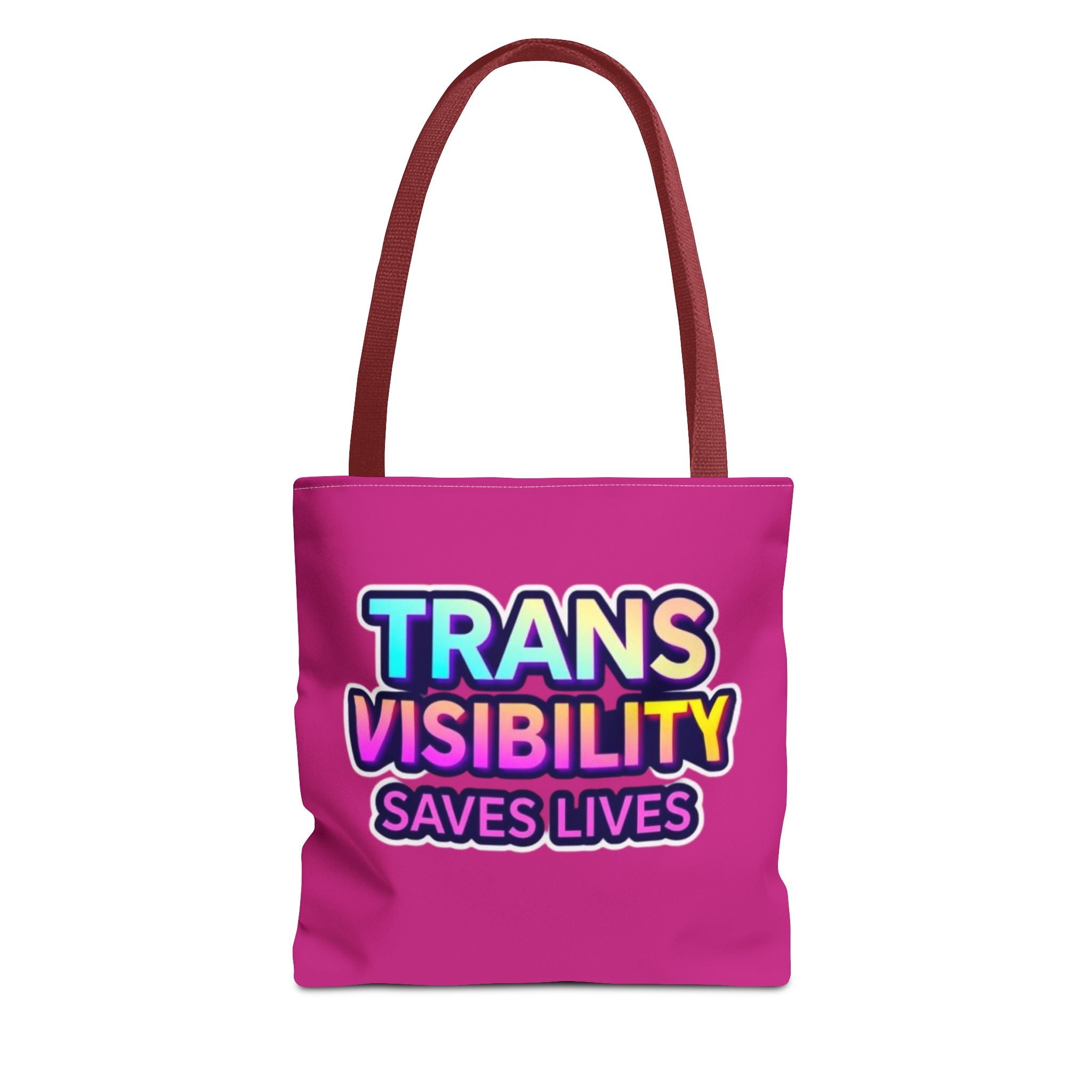 Trans Visibility Saves Lives Tote Bag