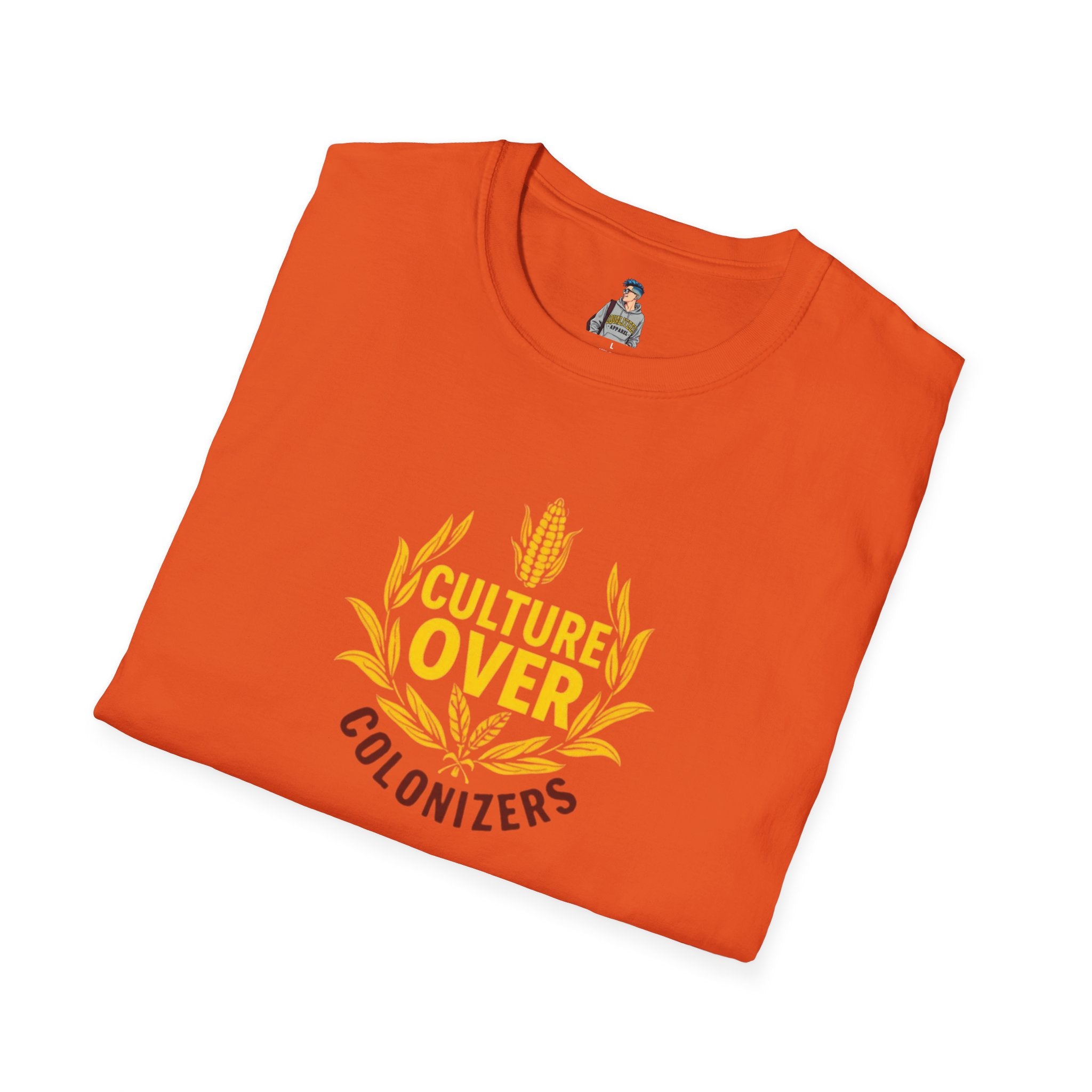 'Culture Over Colonizers' Unisex Softstyle T-shirt
