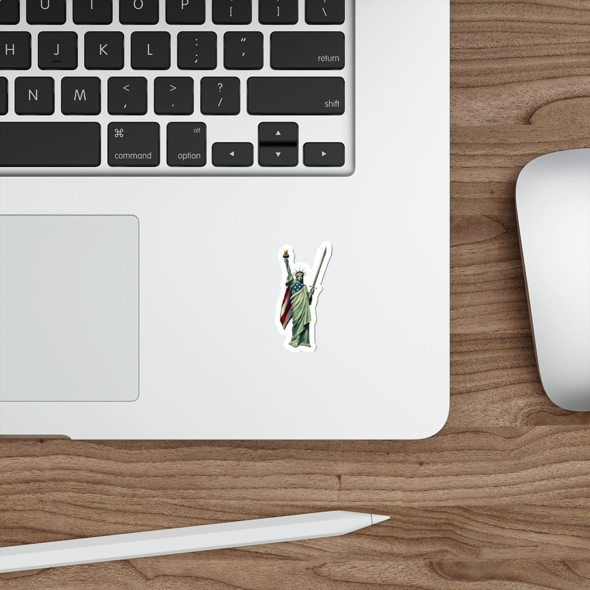 Die-Cut Stickers - Lady Liberty Defender