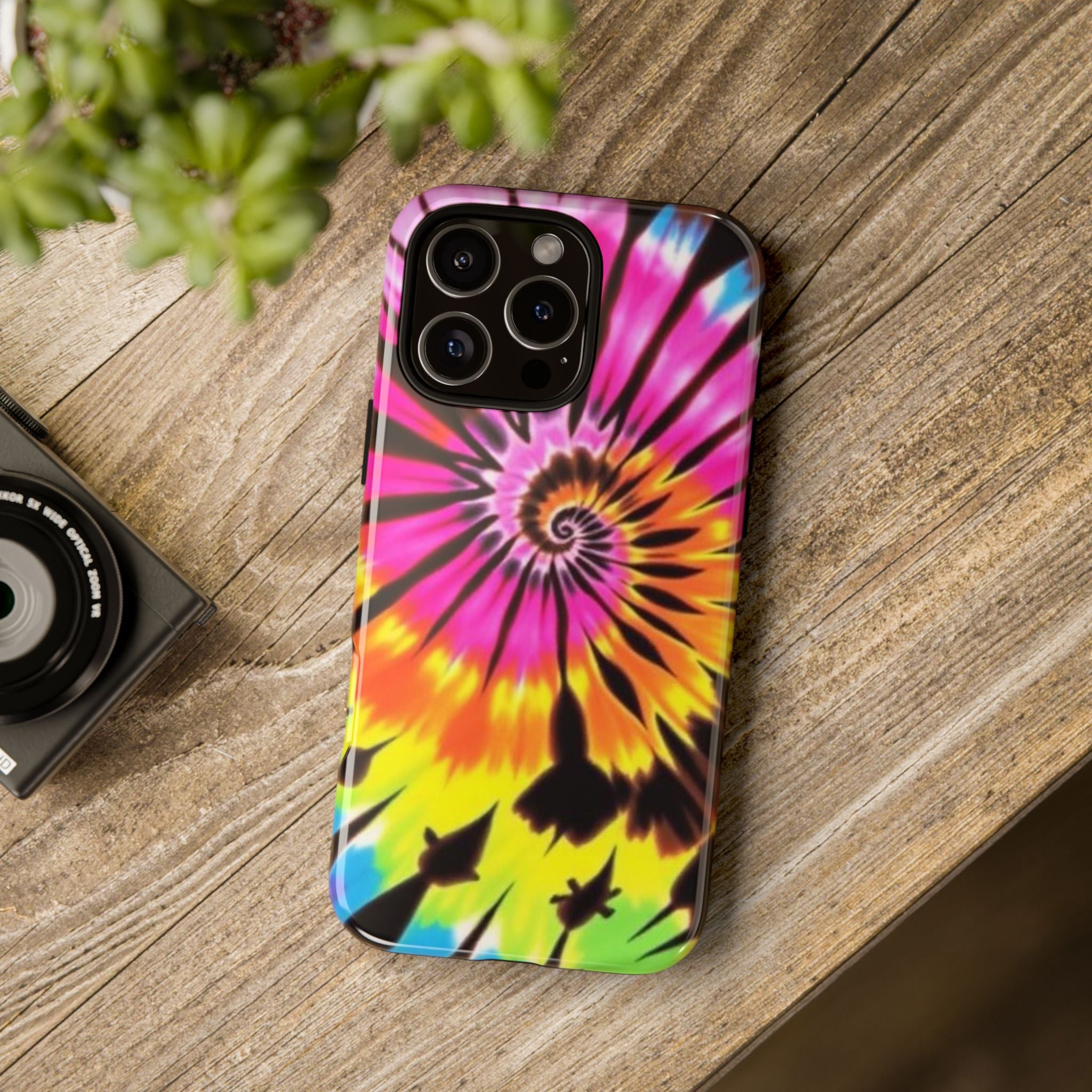 Tie-Dye Spiral Phone Case for iPhone