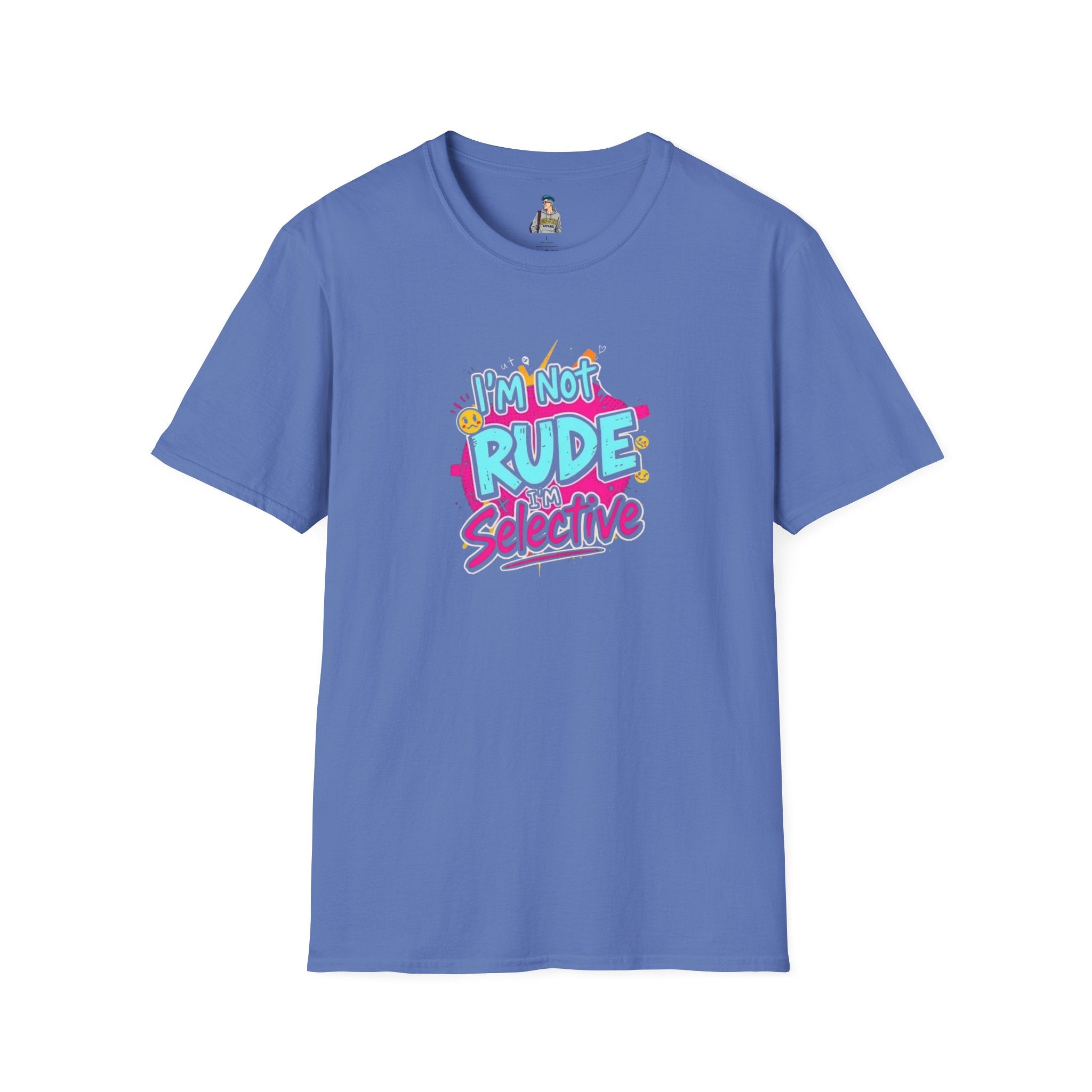 Unisex Softstyle T-Shirt - 'I'm Not Rude, I'm Selective' Fun Graphic Tee