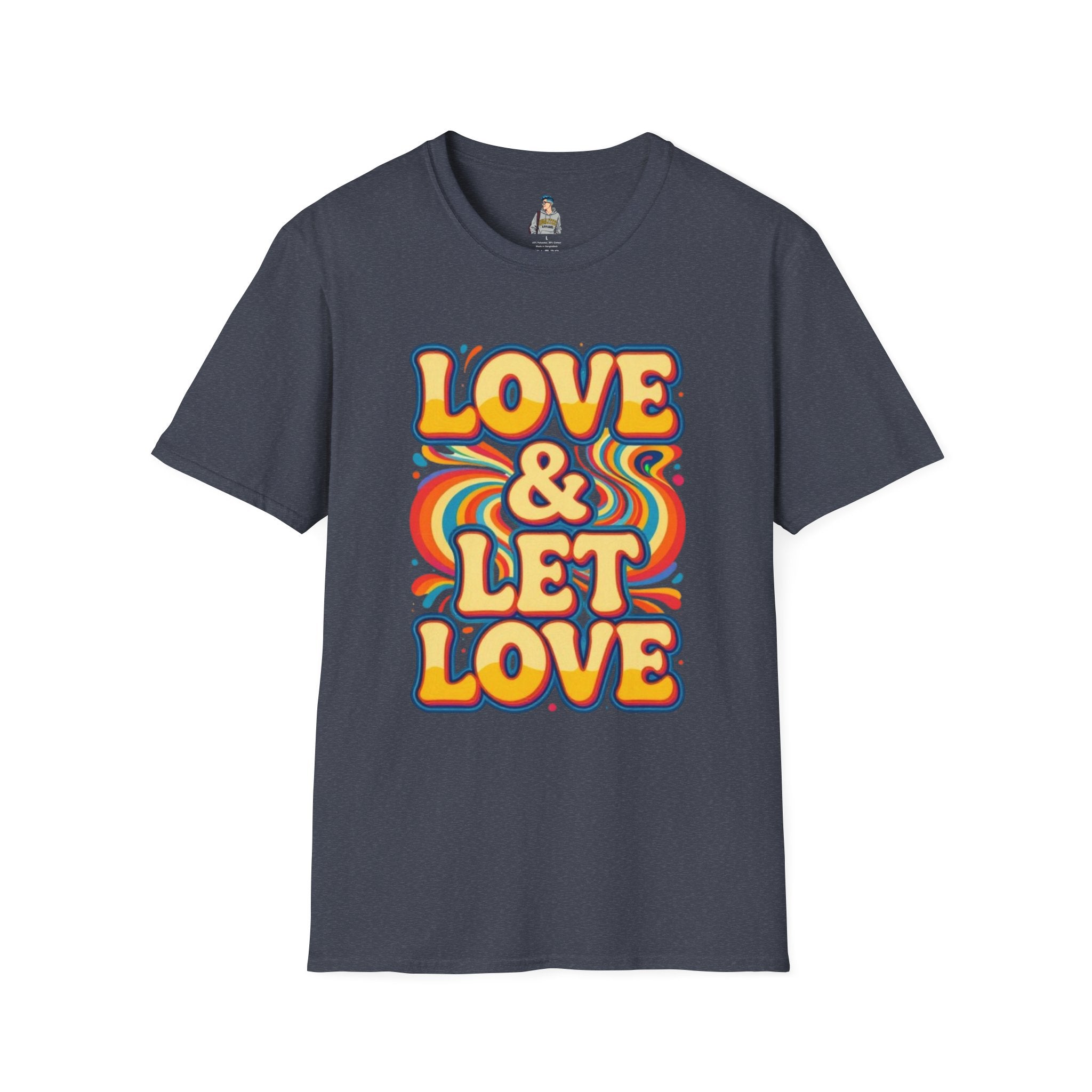 Love & Let Love Retro T-Shirt