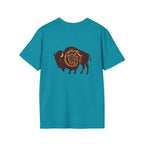 Buffalo Spiral Design Unisex Softstyle T-shirt