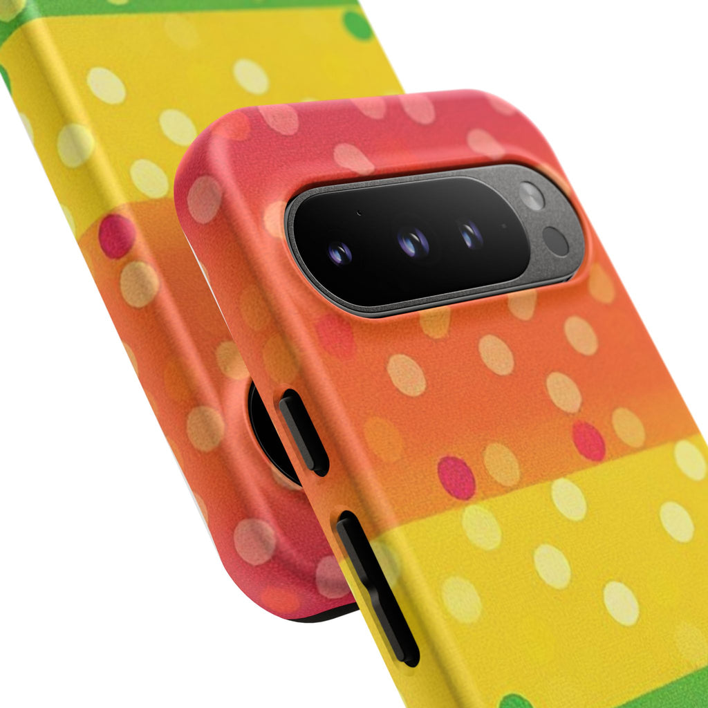 Rainbow Polka-Dot Tough Case for Android