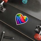 Die-Cut Stickers - Rainbow Heart