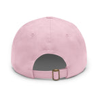 Stylish Dad Hat with FDT Leather Patch - Casual Sun Protection for Dads