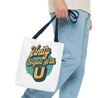 Unity Begins With U Design Tote Bag