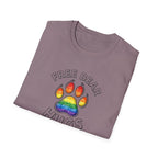 Free Bear Hugs Rainbow Paw T-Shirt