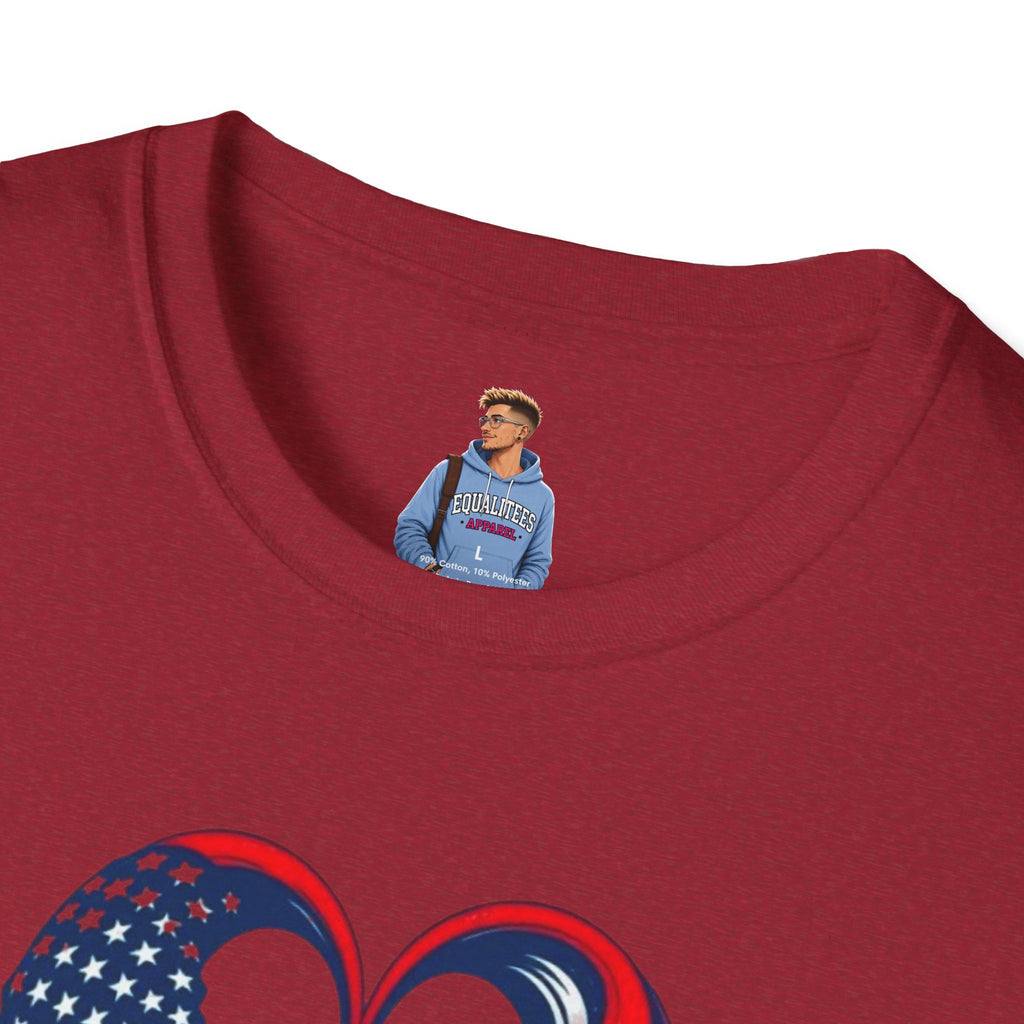 American Patriots Stand with Canada Unisex Softstyle T-Shirt
